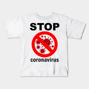 Stop Coronavirus Kids T-Shirt